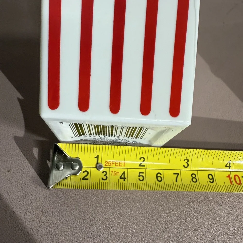 Set of 7 Red White‎ Plastic Popcorn Containers Buckets Home Movie Theater Retro